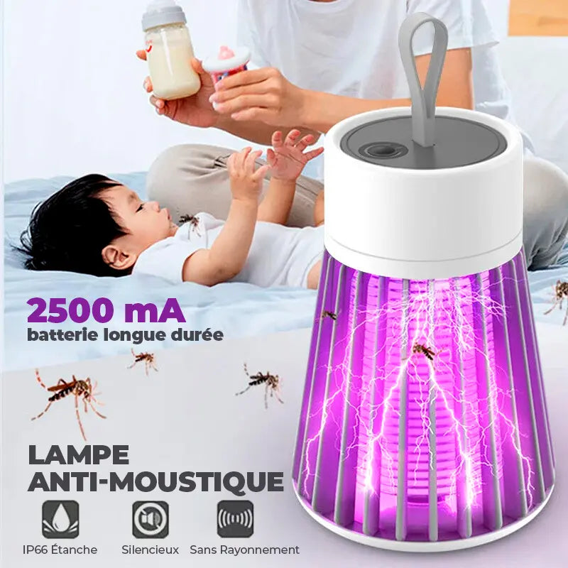 Lampe Anti-Moustique Rechargeable 2500 mA