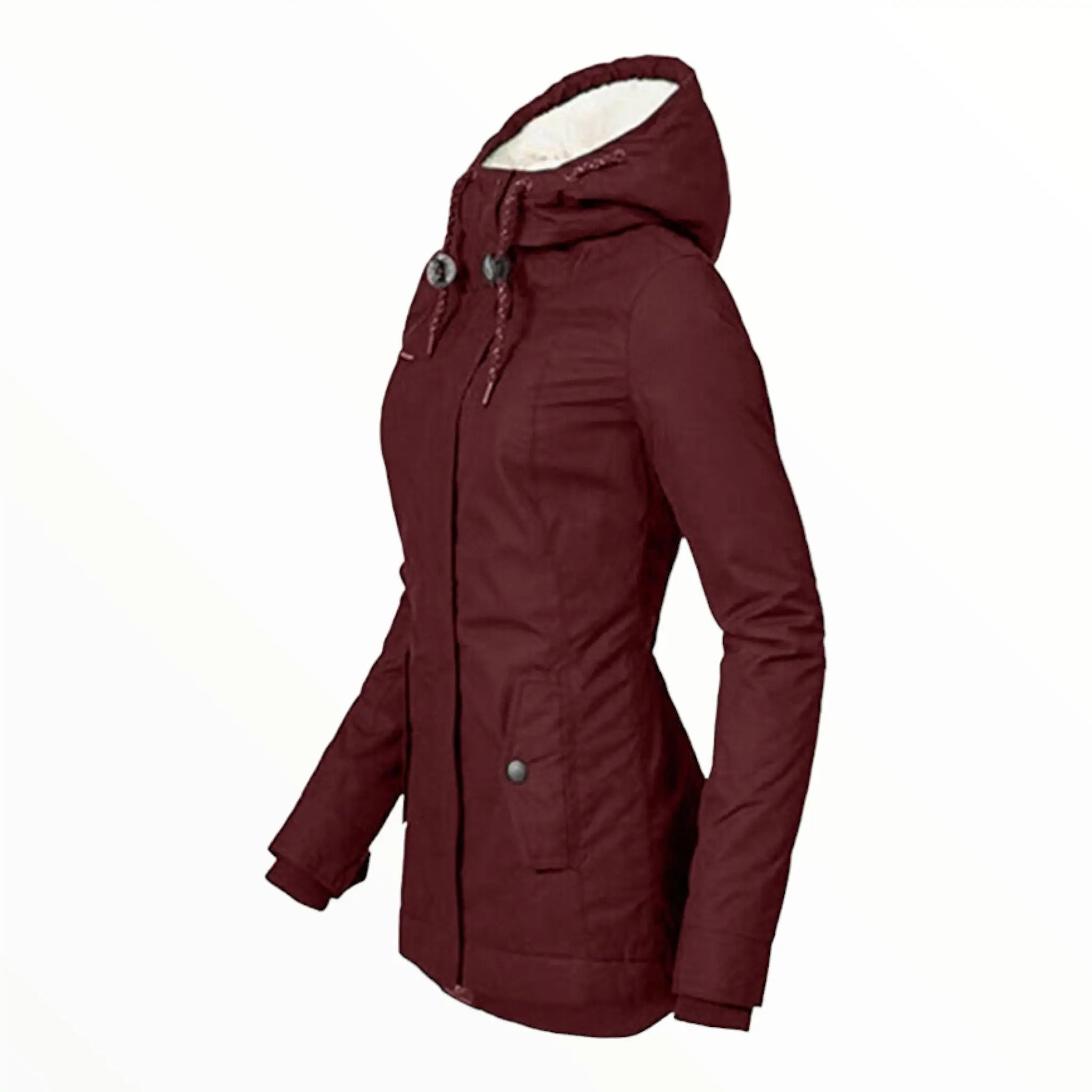 Parka femme militaire avec fourrure